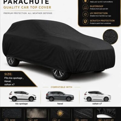 Home | PakGaari Haval MG Oshan X7 Kia Sportage Car Top Cover – Parachute Quality