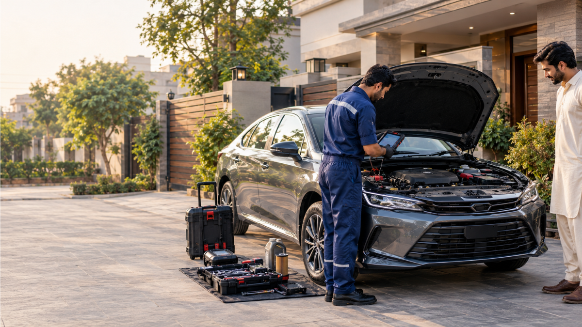 Car Repair at Home in Pakistan: Mobile Mechanic Service, Costs & How It Works